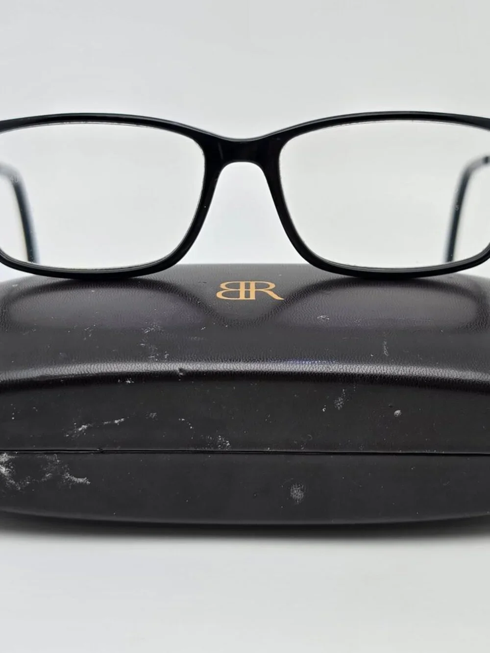 Banana Republic Bernard 807 Black Eyeglasses Frame w/ Flexhinge and Case 54mm